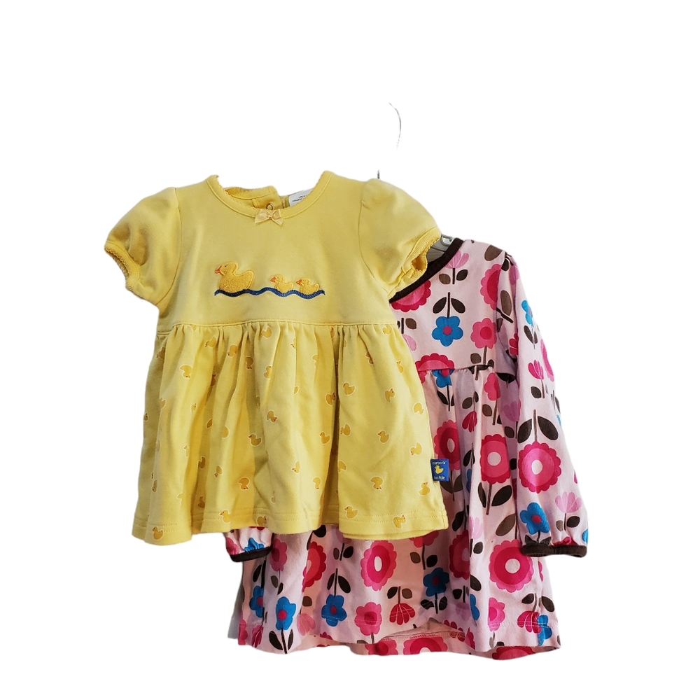 Bundle‎ Of Two Baby Girl Dress And Top Sizes 6-9M And 24M